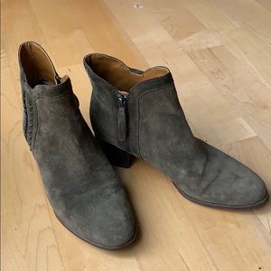 Franco Sarto suede bootie